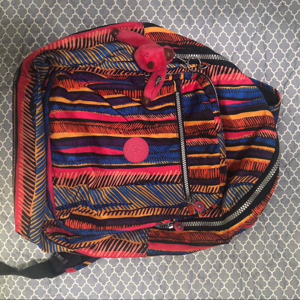 Kipling pattered bookbag